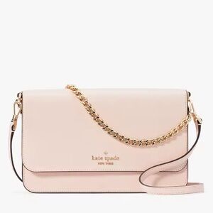 Kate Spade Pink Madison Flap Convertible Crossbody